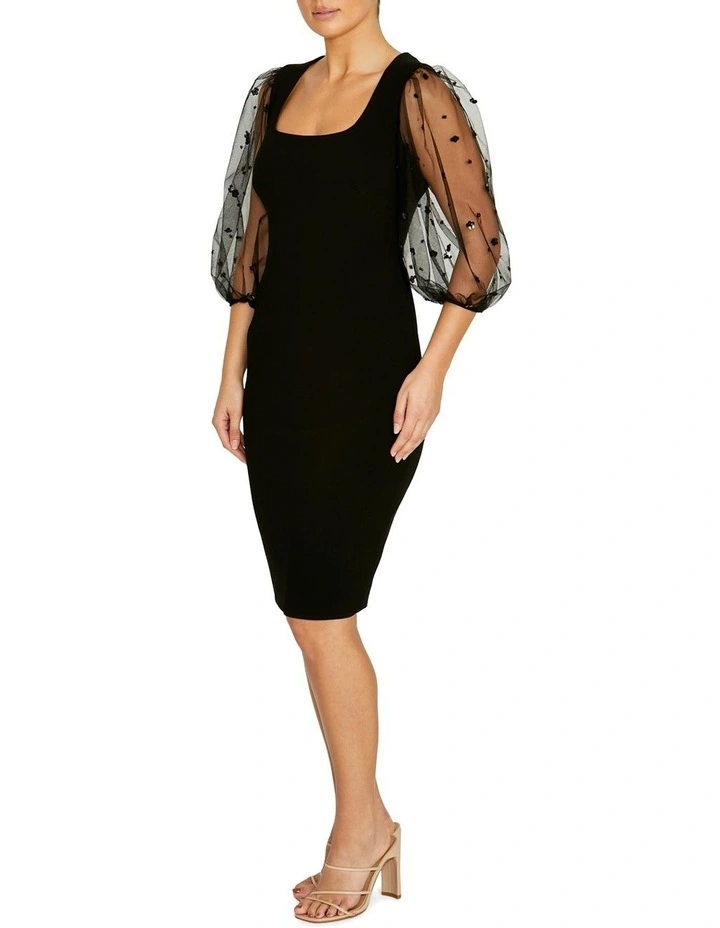 Theresa Dress in Black image 4