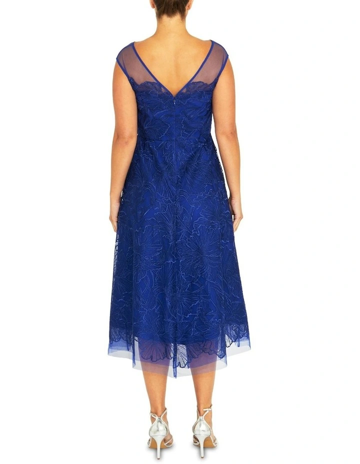 Stellar Cobalt A-Line Dress in Blue image 2