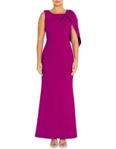 Freya Gown in Magenta