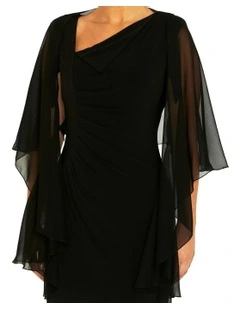 Silk Shrug in Black