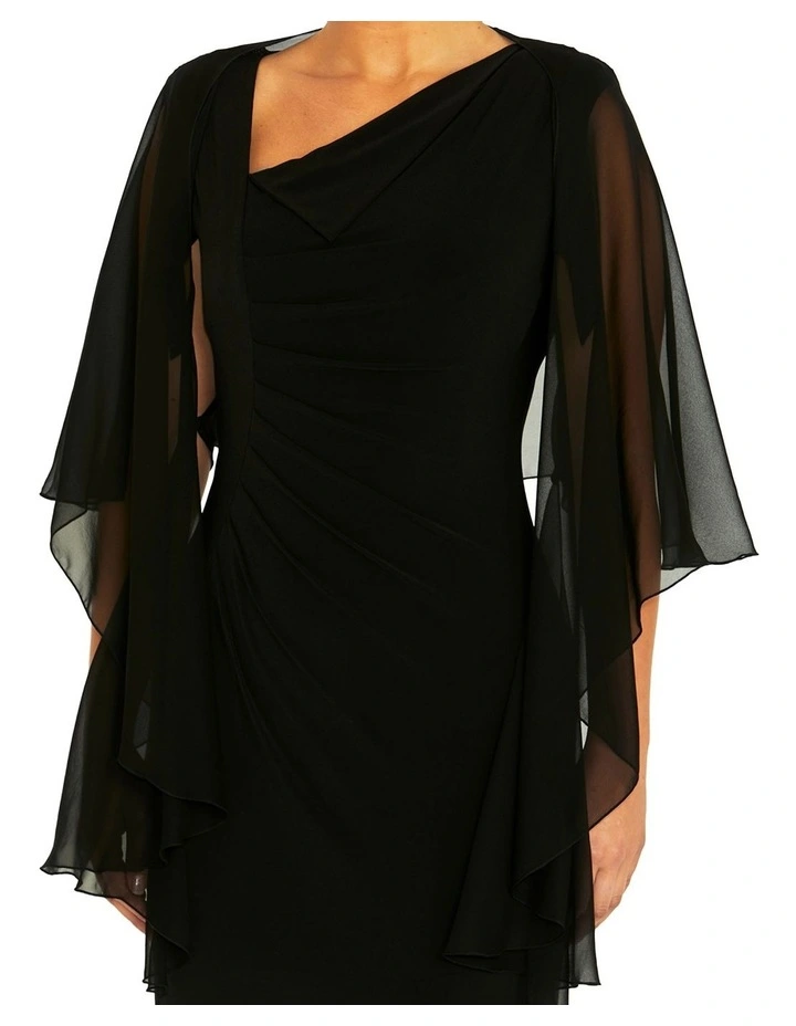 Silk Shrug in Black image 1