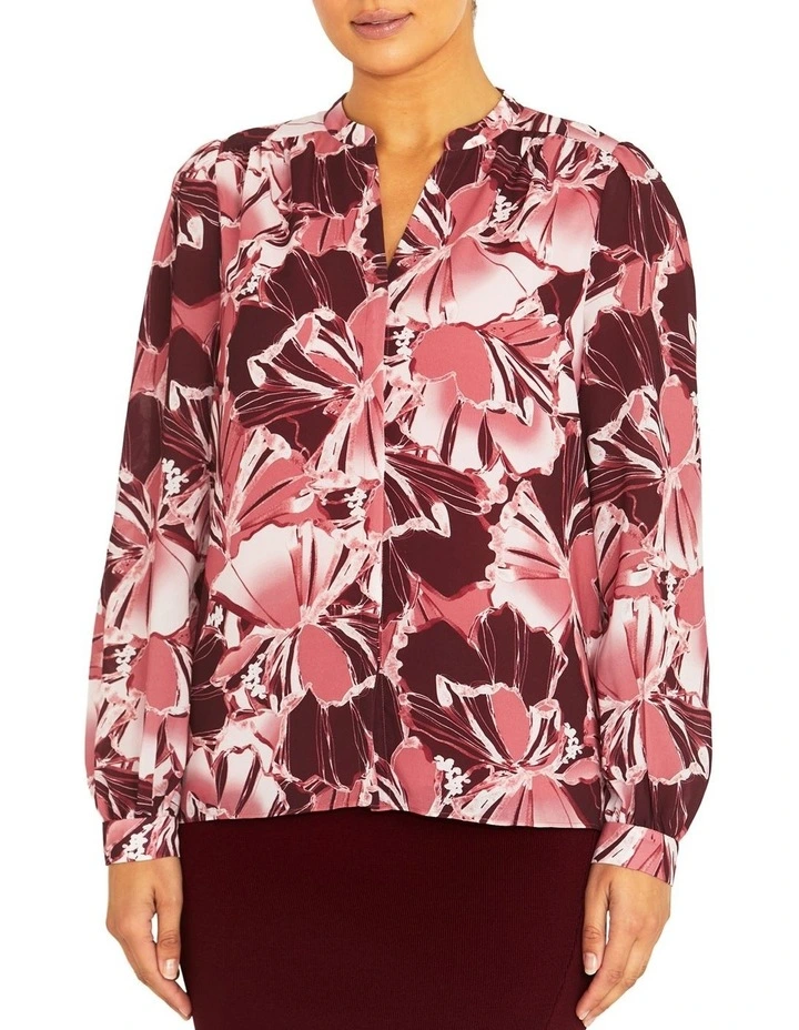 Ravina Opal Shirt in Red image 1