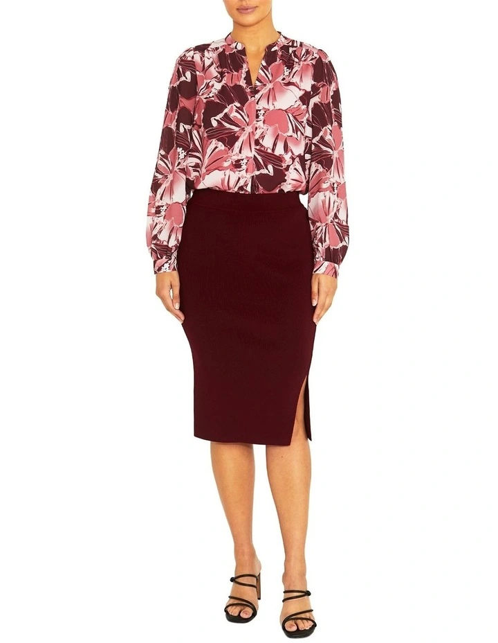 Ravina Opal Shirt in Red image 4