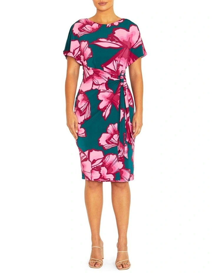 Nera Juniper Jersey Dress in Green image 1