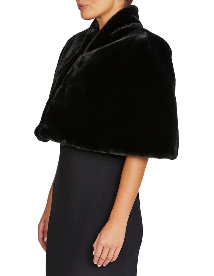 Gia Stole in Black image 3