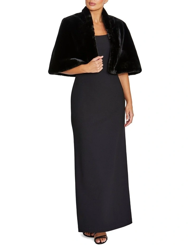 Gia Stole in Black image 4