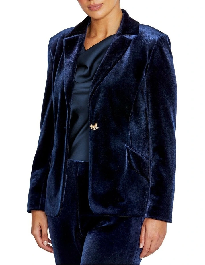 Valencia Jacket in Navy image 3