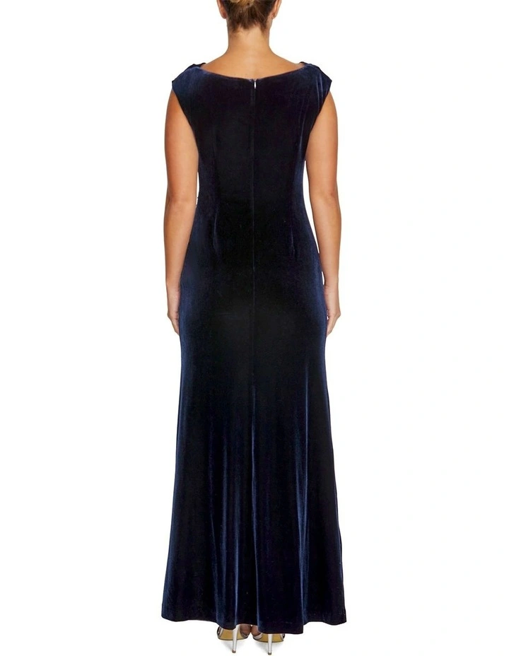 Zhara Dusk Velour Gown image 2