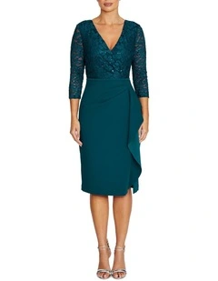 Lyndal Dress in Teal
