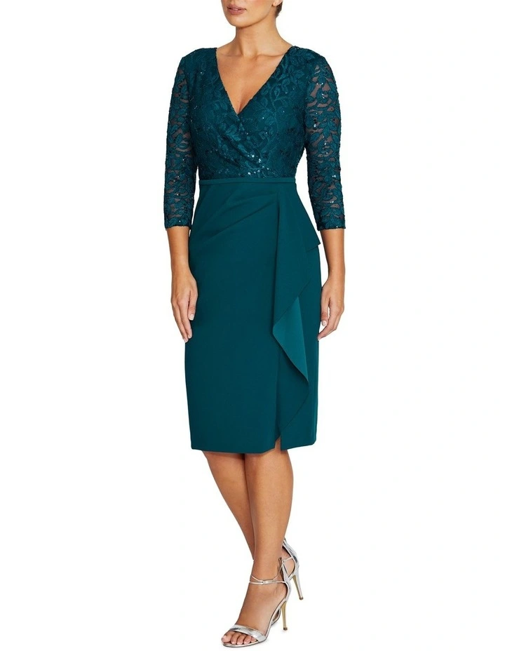 Lyndal Dress in Teal image 4