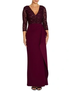 Lyndal Gown in Red