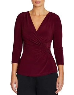 Como Jersey Top in Red