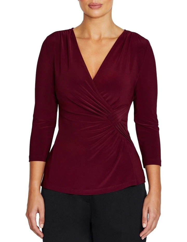 Como Jersey Top in Red image 1