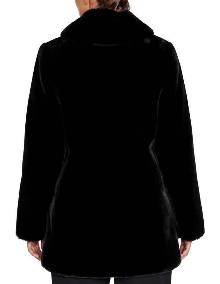 Anthea Crawford Charlize Faux Fur Coat in Black | MYER