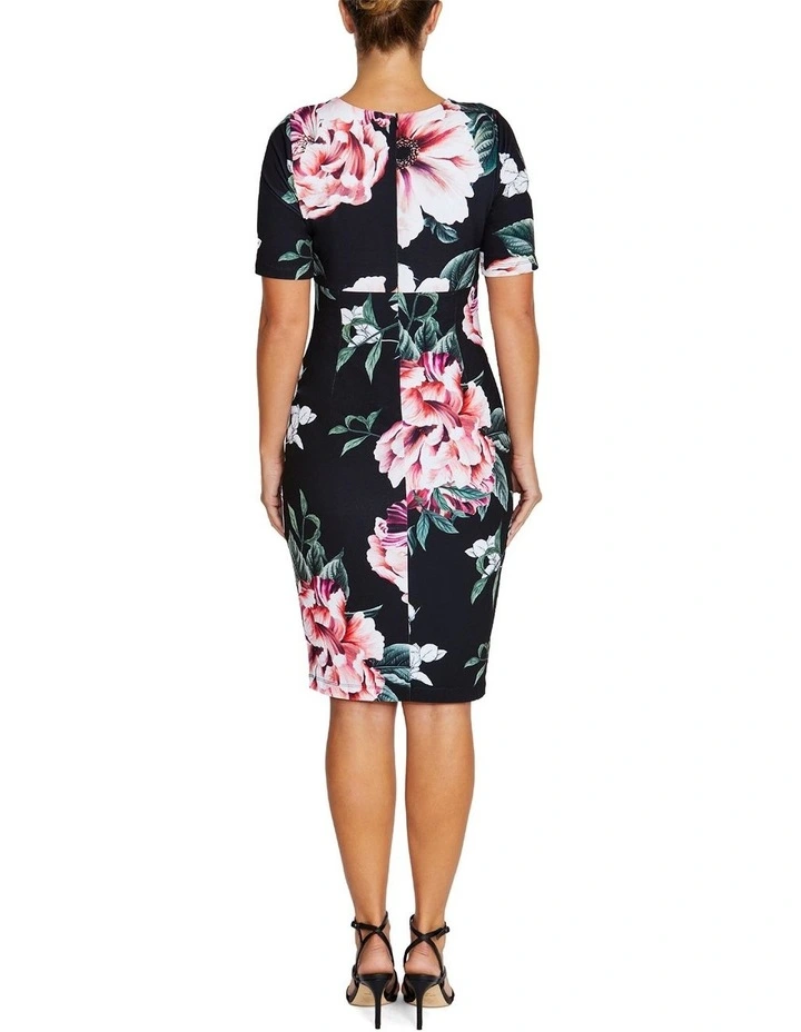 Emelynn Jersey Dress in Floral Print image 2