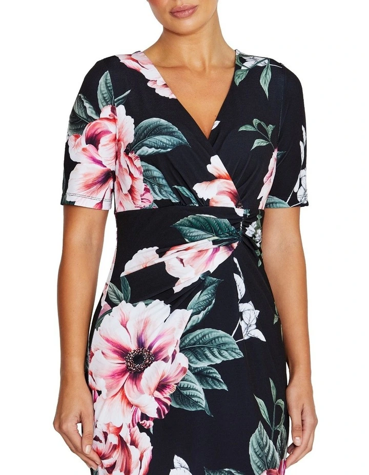 Emelynn Jersey Dress in Floral Print image 4
