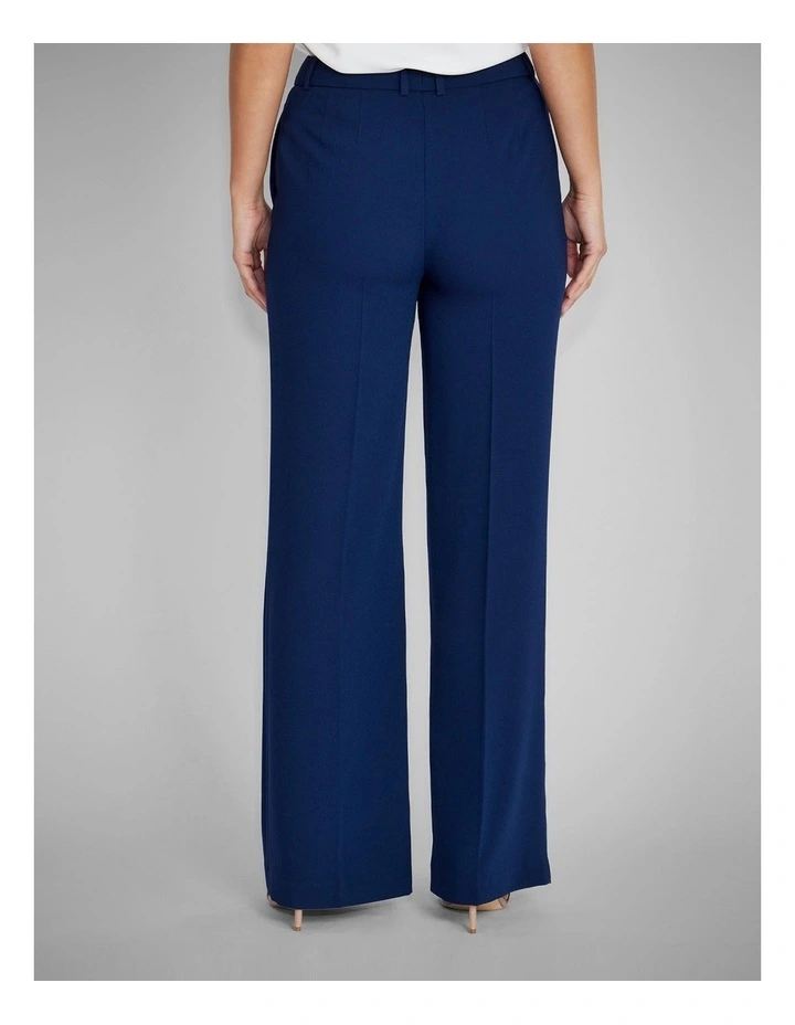 Carmen Crepe Trouser in Navy image 2
