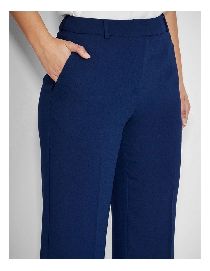 Carmen Crepe Trouser in Navy image 3