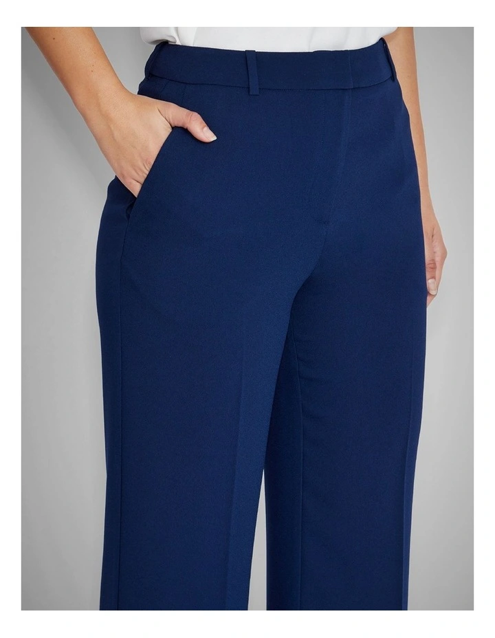 Carmen Crepe Trouser in Navy image 3