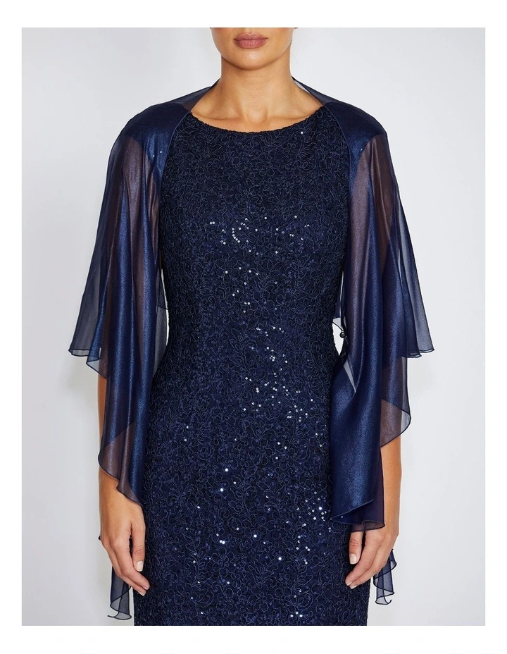 Fortuna Metallic Silk Shrug image 1