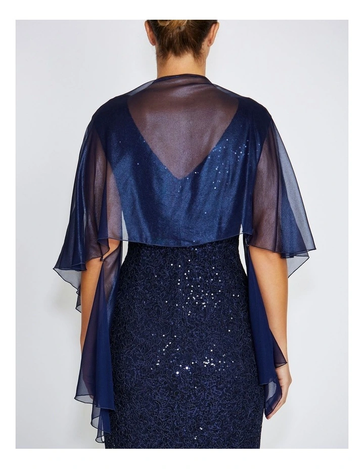 Fortuna Metallic Silk Shrug image 2