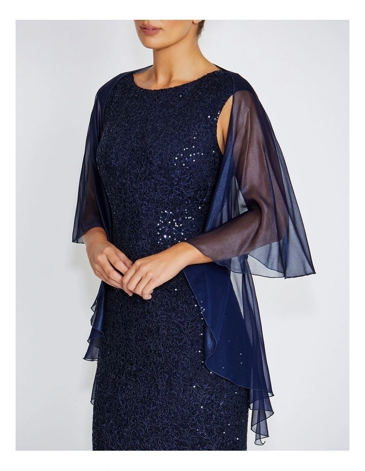 Fortuna Metallic Silk Shrug image 3
