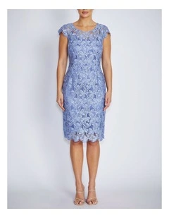 Rhea Dress in Periwinkle