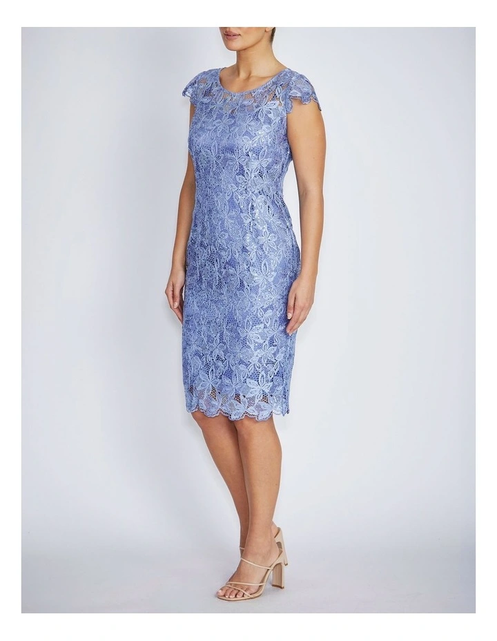 Rhea Dress in Periwinkle image 3