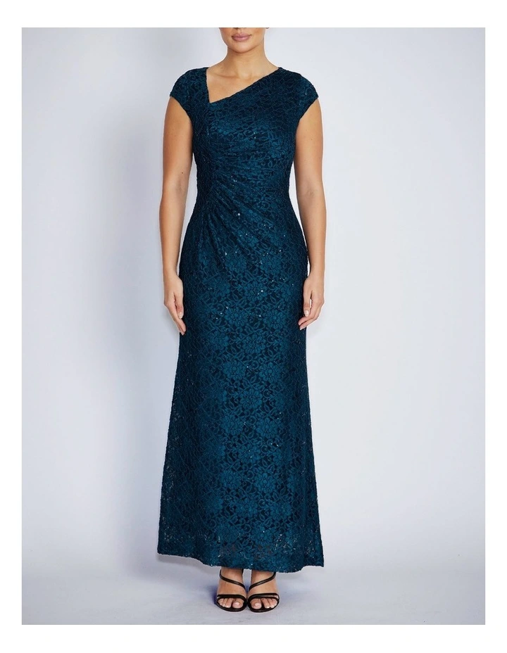 Leighton Gown in Deep Teal image 1