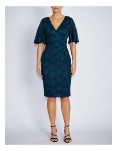 Esme Dress in Deep Teal