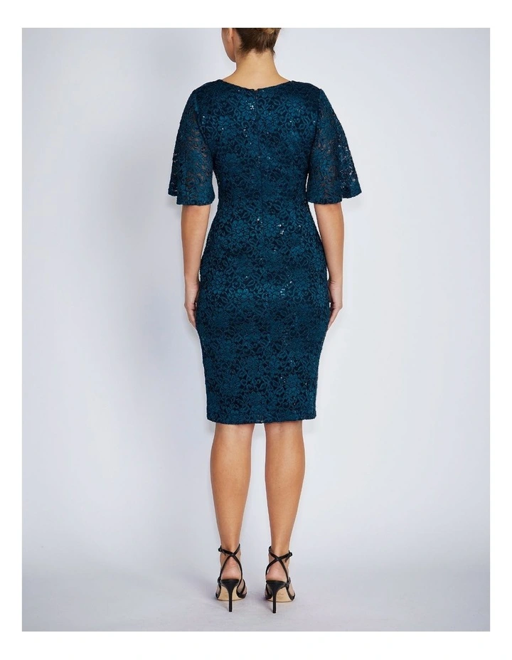Esme Dress in Deep Teal image 2