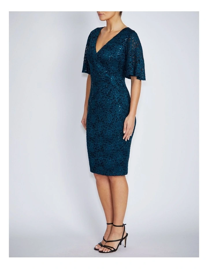 Esme Dress in Deep Teal image 3