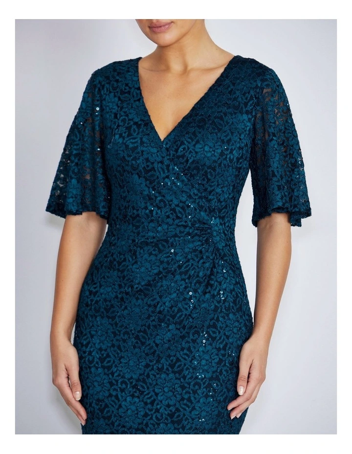 Esme Dress in Deep Teal image 4