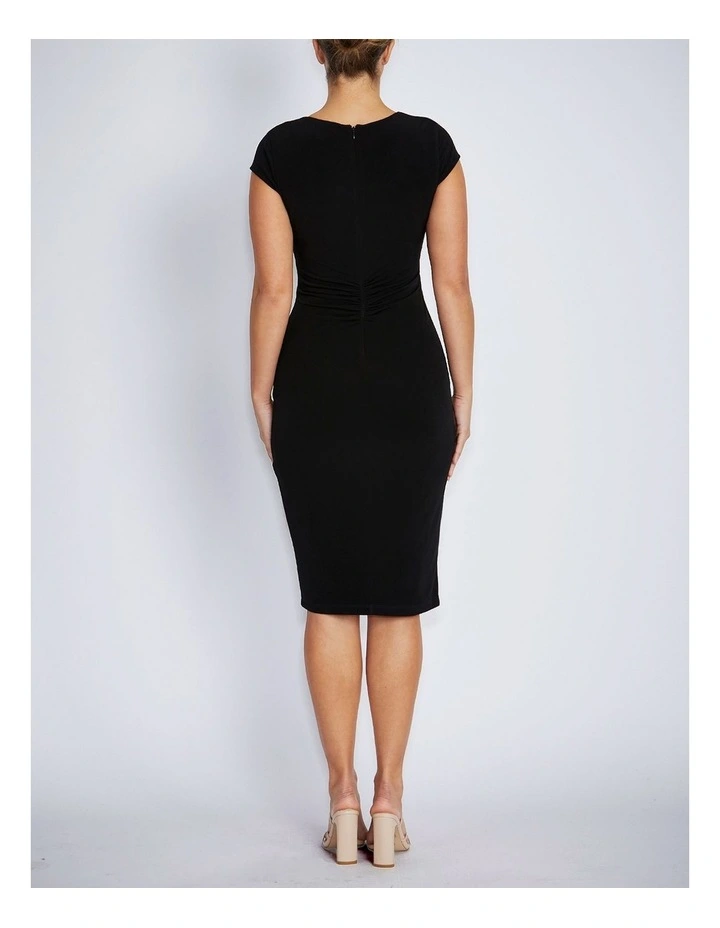 Myrah Dress in Black image 2