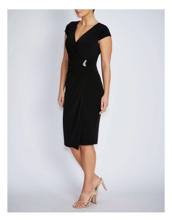Myrah Dress in Black image 3