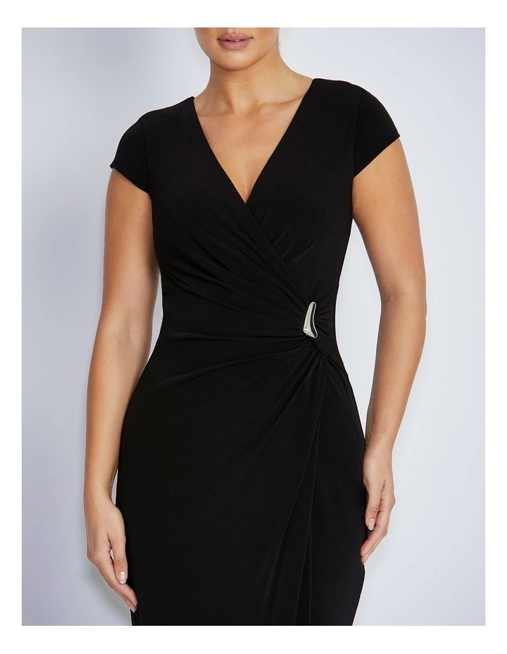 Myrah Dress in Black image 4