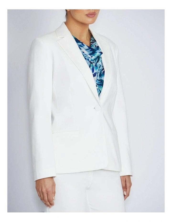 Sophie Blazer in Ivory image 3