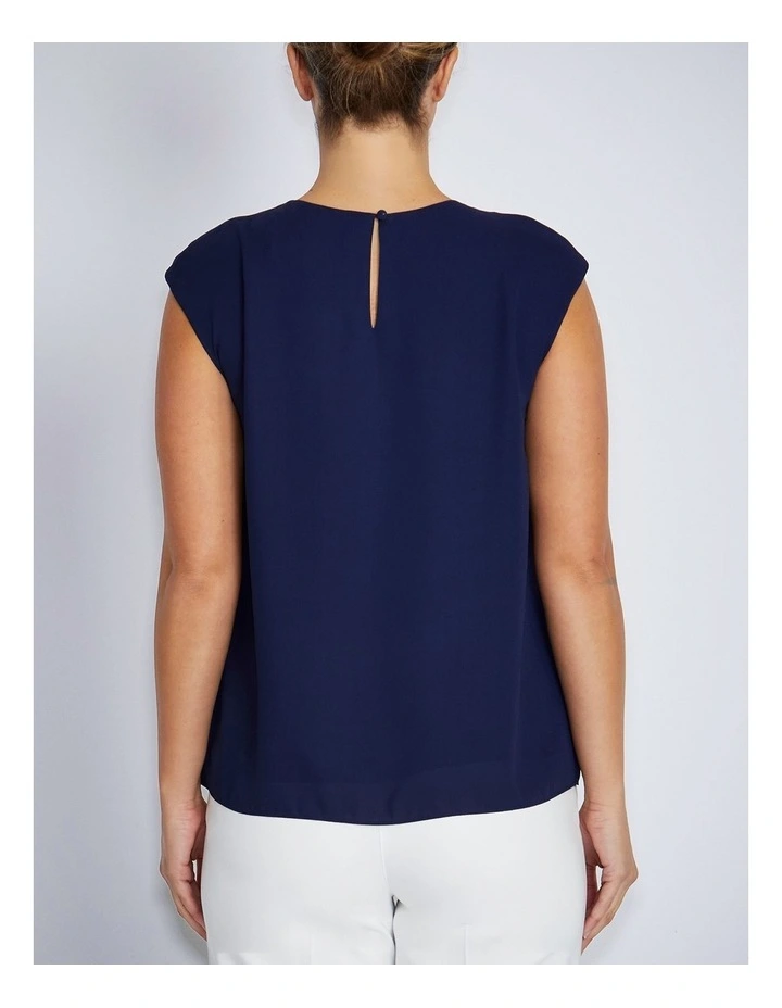 Mackenzie Top in Navy image 2