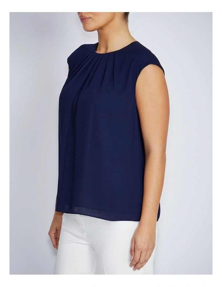 Mackenzie Top in Navy image 3