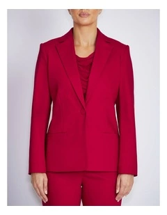 Sophie Blazer in Crimson