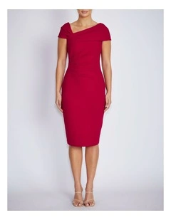 Solsi Dress in Crimson