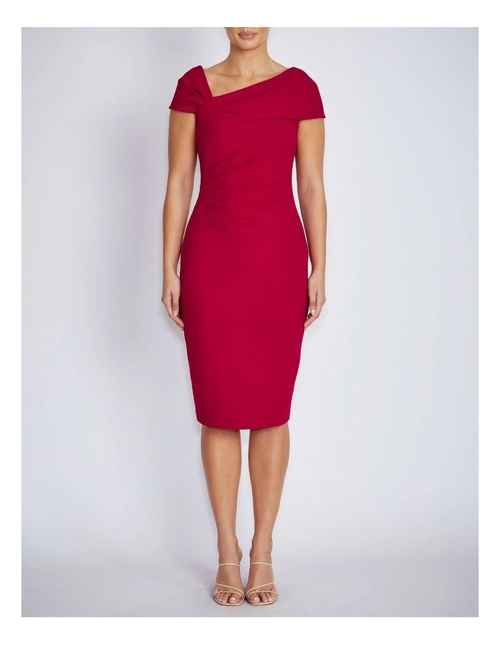 Solsi Dress in Crimson image 1