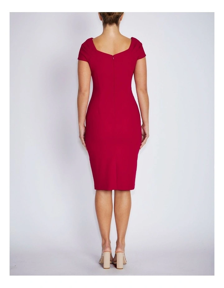 Solsi Dress in Crimson image 2