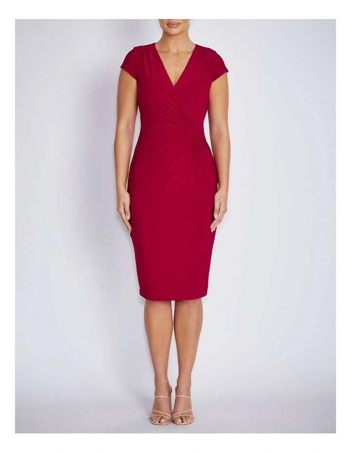 Como Dress in Crimson image 1