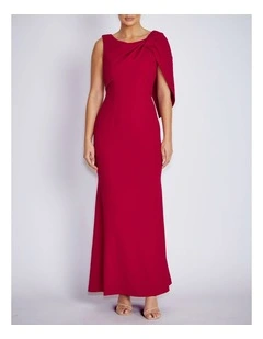 Freya Gown in Crimson