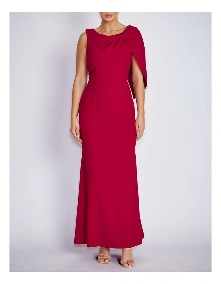Freya Gown in Crimson image 1