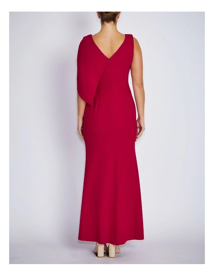 Freya Gown in Crimson image 2