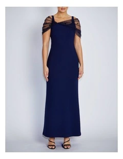 Isla Gown in Navy
