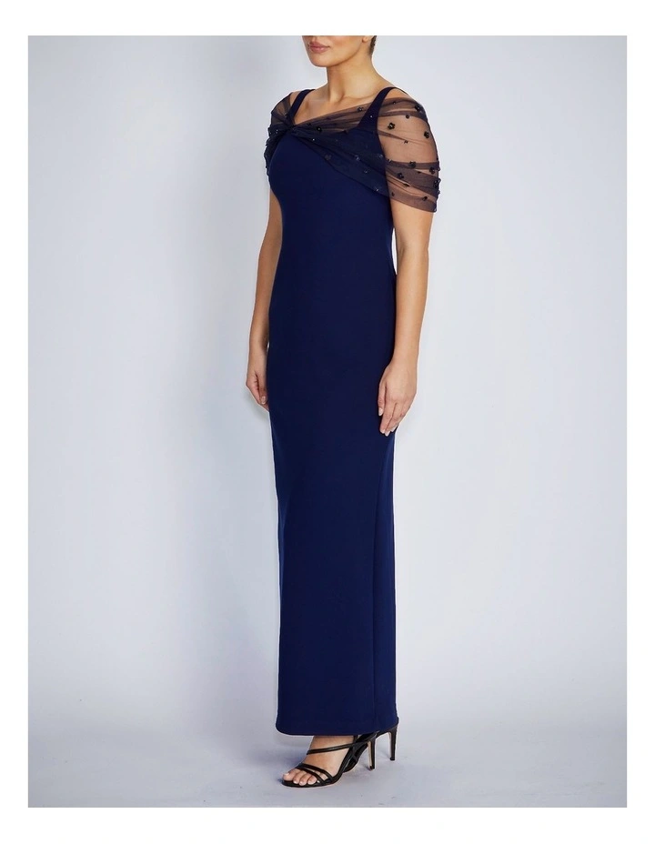 Isla Gown in Navy image 3