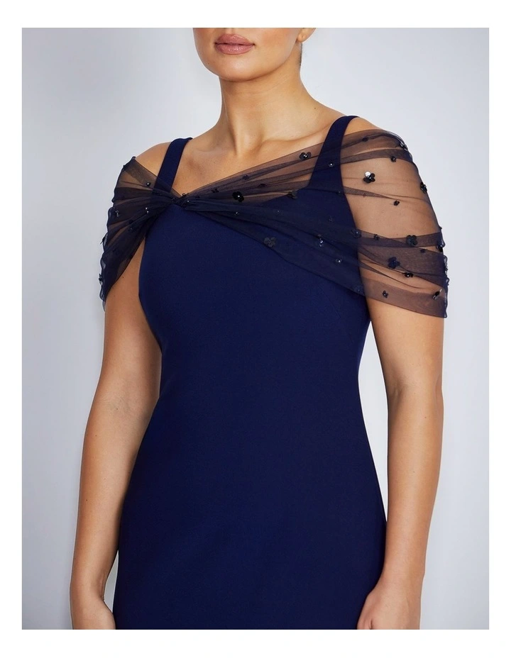 Isla Gown in Navy image 4